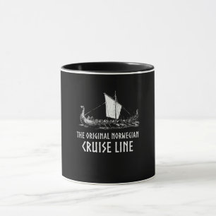 Viking Ship Cruise Line Odin And Valhalla Mug