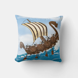 Viking Ship Cushion