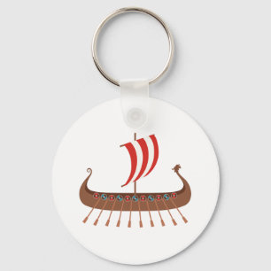 Viking Ship Key Ring