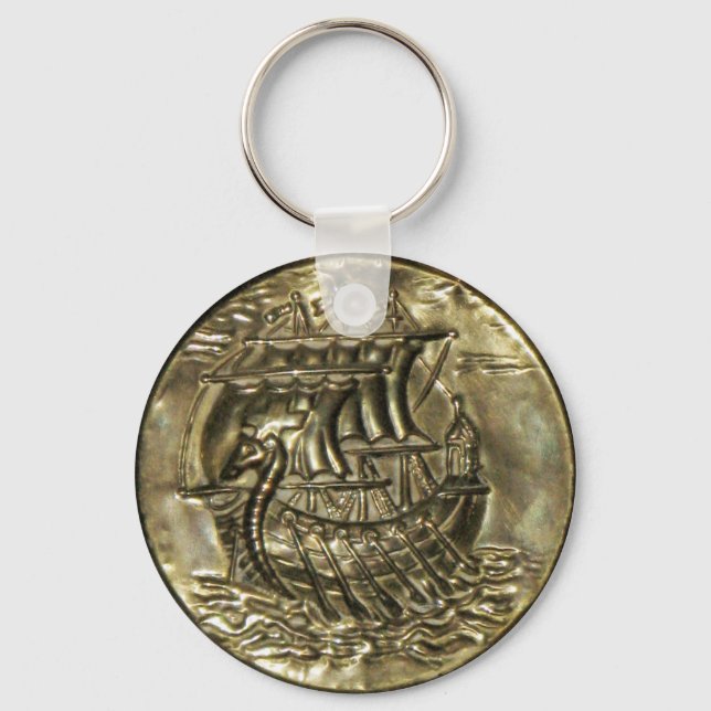 Viking Ship Key Ring (Front)