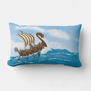 Viking Ship Lumbar Cushion