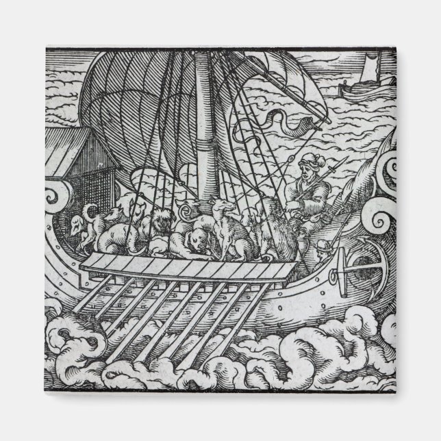 Viking Ship Magnet (Front)