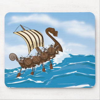 Viking Ship Mouse Pad