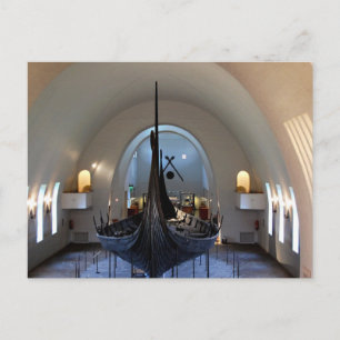 viking ship postcard