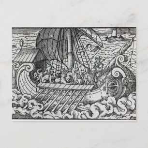 Viking Ship Postcard