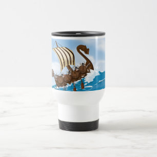 Viking Ship Travel Mug
