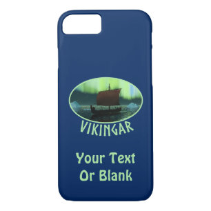 Viking Ship Under Northern Lights iPhone 8/7 Case