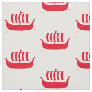 Viking ships longboats w/custom color fabric