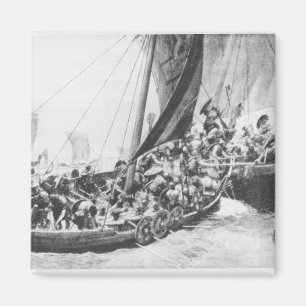 Viking Ships Magnet