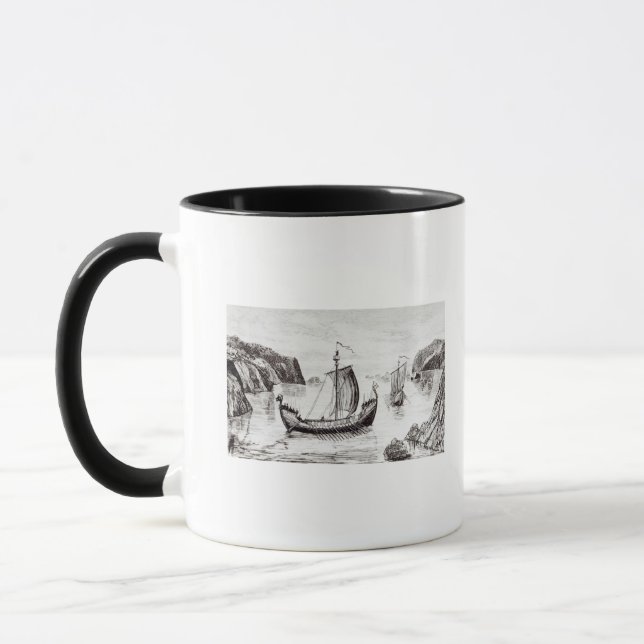 Viking Ships Mug (Left)
