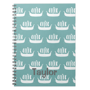 Viking ships notebook