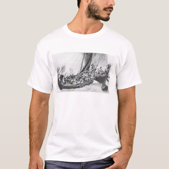 Viking Ships T-Shirt (Front)