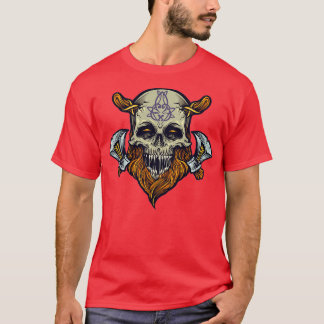 Viking Skull amp Axe T-Shirt