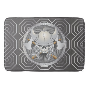 Viking Skull Bath Mat