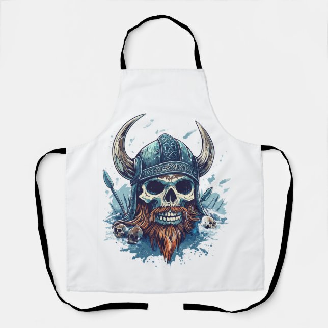 Viking Skull Berserker Apron (Front)