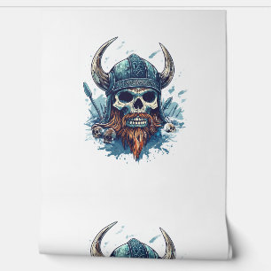 Viking Skull Berserker Wallpaper