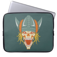 VIKING skull custom laptop sleeve