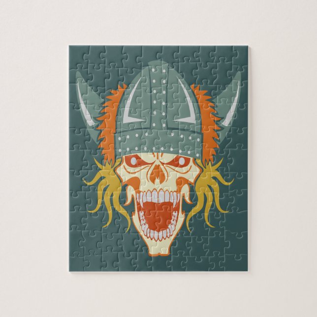 VIKING skull custom puzzle (Vertical)