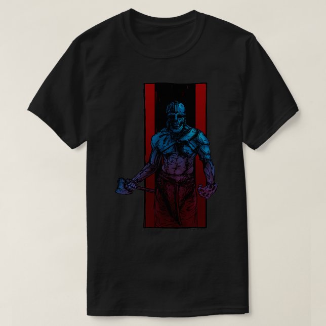 Viking Skull Guy T-Shirt (Design Front)