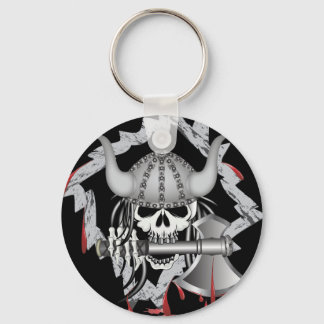 Viking Skull Key Ring