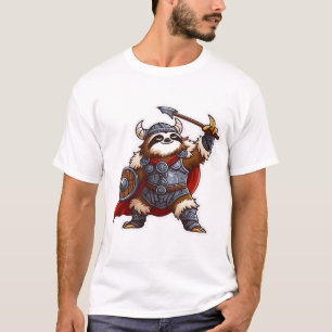 viking sloth Oversized T-Shirt