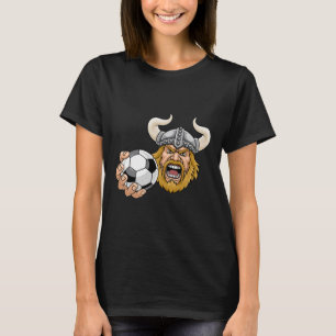 Viking Soccer Ll Cartoon Character Man T-Shirt