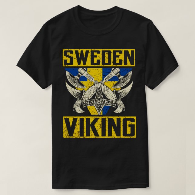 Viking Sweden T-Shirt (Design Front)