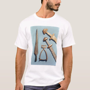 Viking swords, stirrup and spearhead T-Shirt
