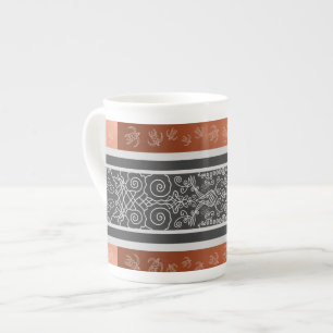 Viking Tattoo Bone China Mug