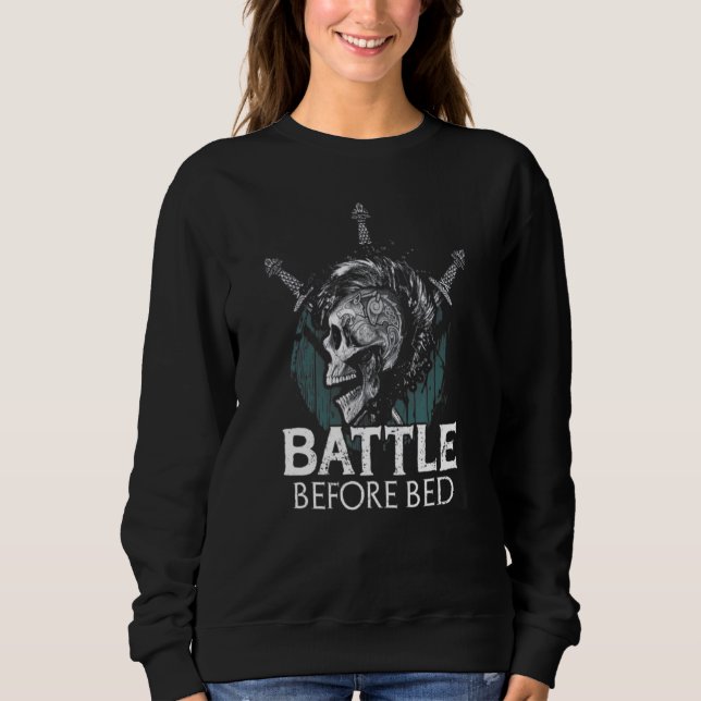 Viking Tee Battle Before Bed Tee 1 (Front)