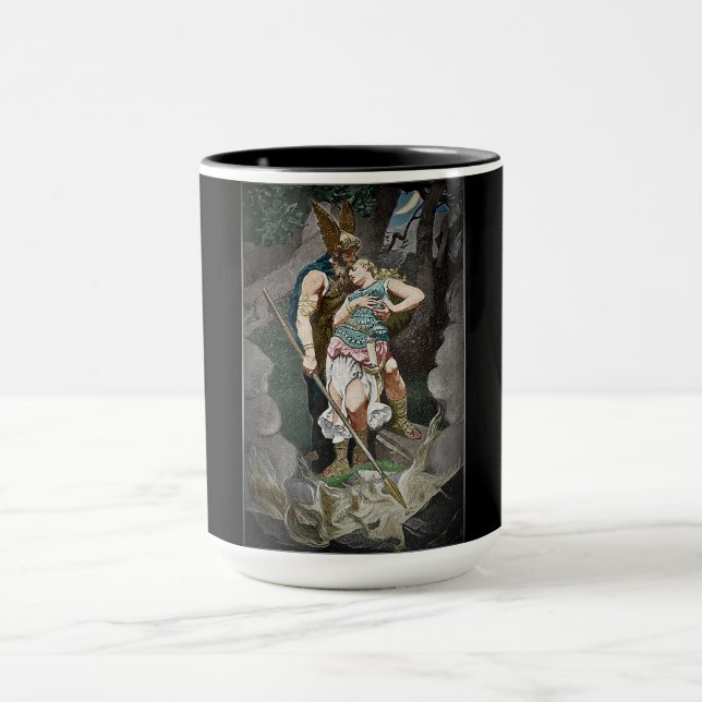 VIKING THEME WEDDING ANNIVERSARY    MUG (Center)