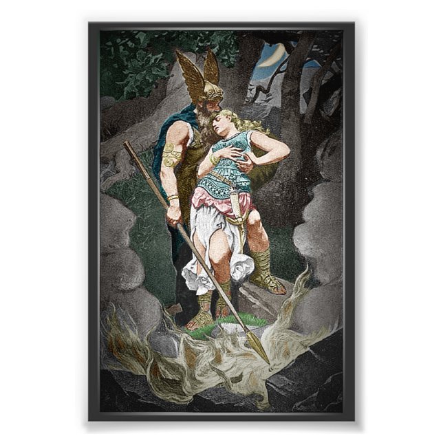 VIKING THEME WEDDING ANNIVERSARY    PHOTO PRINT (Front)