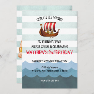 Viking Themed Party Invitation