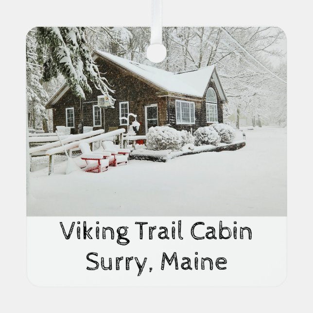 Viking Trail Christmas Ornament (Front)