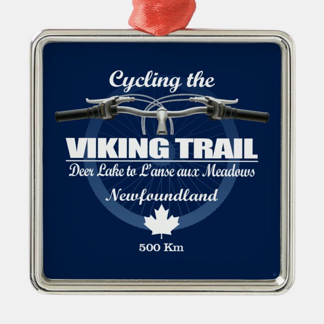 Viking Trail (H2) Metal Ornament (Front)