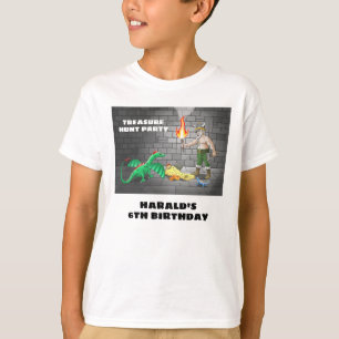 Viking Treasure Hunt Party Birthday T-Shirt