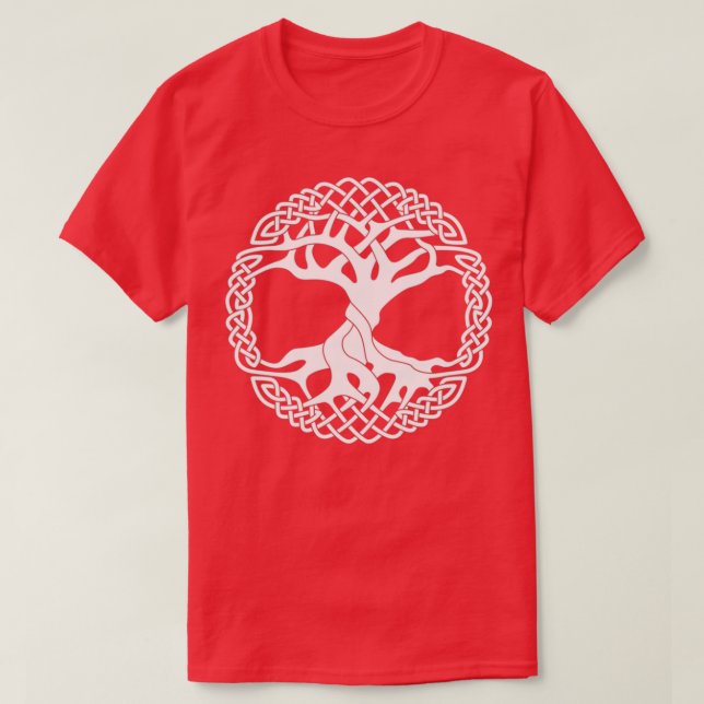 Viking Tree of Life Yggdrasil T-Shirt (Design Front)