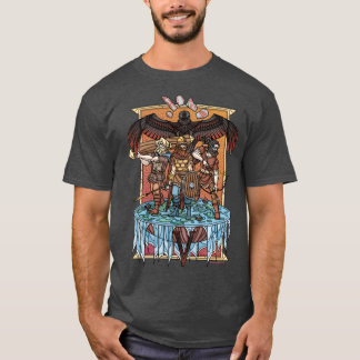 Viking Trio exploring Valheim T-Shirt