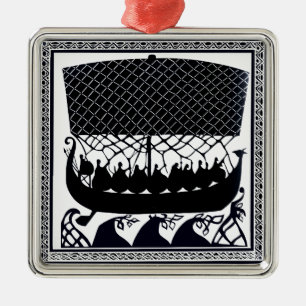 Viking Trip to Paradise Metal Tree Decoration