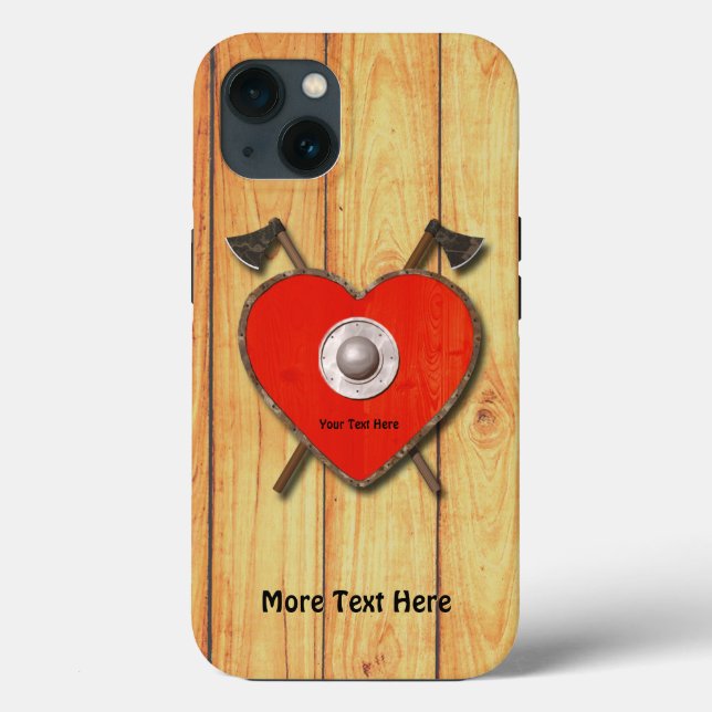 Viking Valentine Case-Mate iPhone Case (Back)