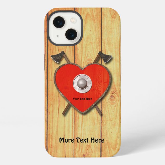 Viking Valentine iPhone Case (Back)