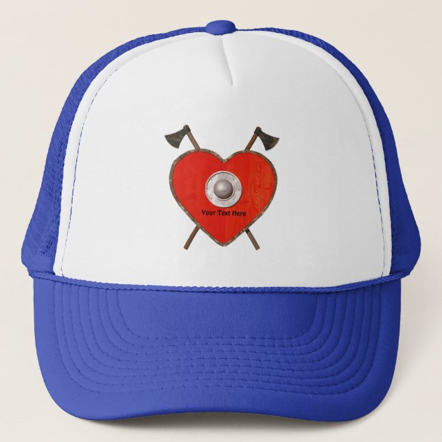 Viking Valentine Trucker Hat (Front)