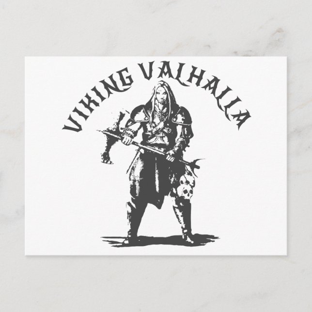 Viking Valhalla - Design 6 Postcard (Front)