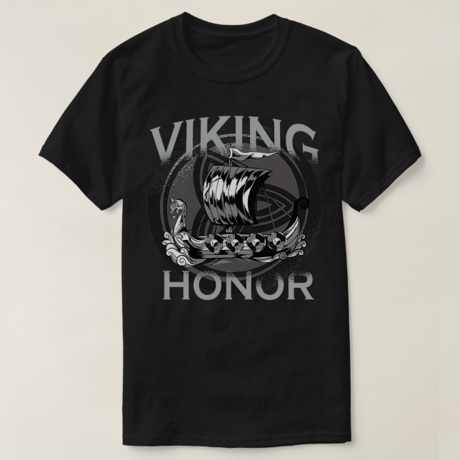 Viking Vikings Honour Design T-Shirt (Design Front)