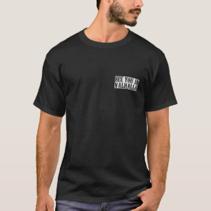 Viking Walhalla Odin Thor Hammer Nordmann on Both  T-Shirt
