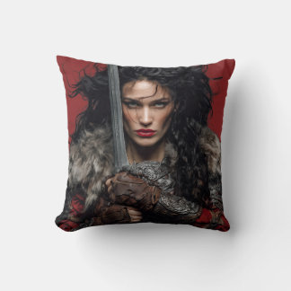 viking warrioir women cushion