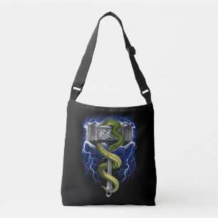 Viking Warrior Hammer Crossbody Bag