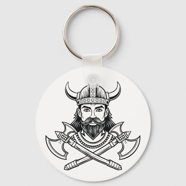 viking warrior key ring (Front)