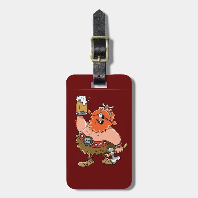 VIKING WARRIOR LUGGAGE TAG (Front Vertical)