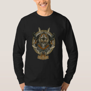 Viking Warrior Odin Viking Fighter Thor Wotan Walh T-Shirt